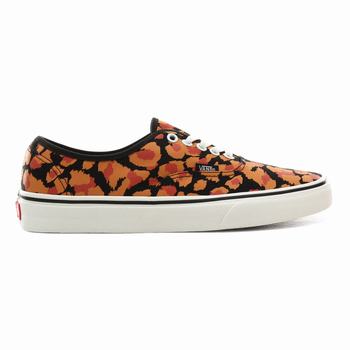 Vans Leopard Authentic - Miesten Tennarit - Leopardi Mustat/Kultaiset